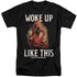 DUNGEONS AND DRAGONS/WOKE LIKE THIS - S/S ADULT TALL 18/1 - BLACK
