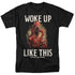DUNGEONS AND DRAGONS/WOKE LIKE THIS - S/S ADULT 18/1 - BLACK