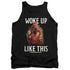 DUNGEONS AND DRAGONS/WOKE LIKE THIS - ADULT TANK - BLACK