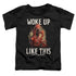 DUNGEONS AND DRAGONS/WOKE LIKE THIS - S/S TODDLER TEE - BLACK