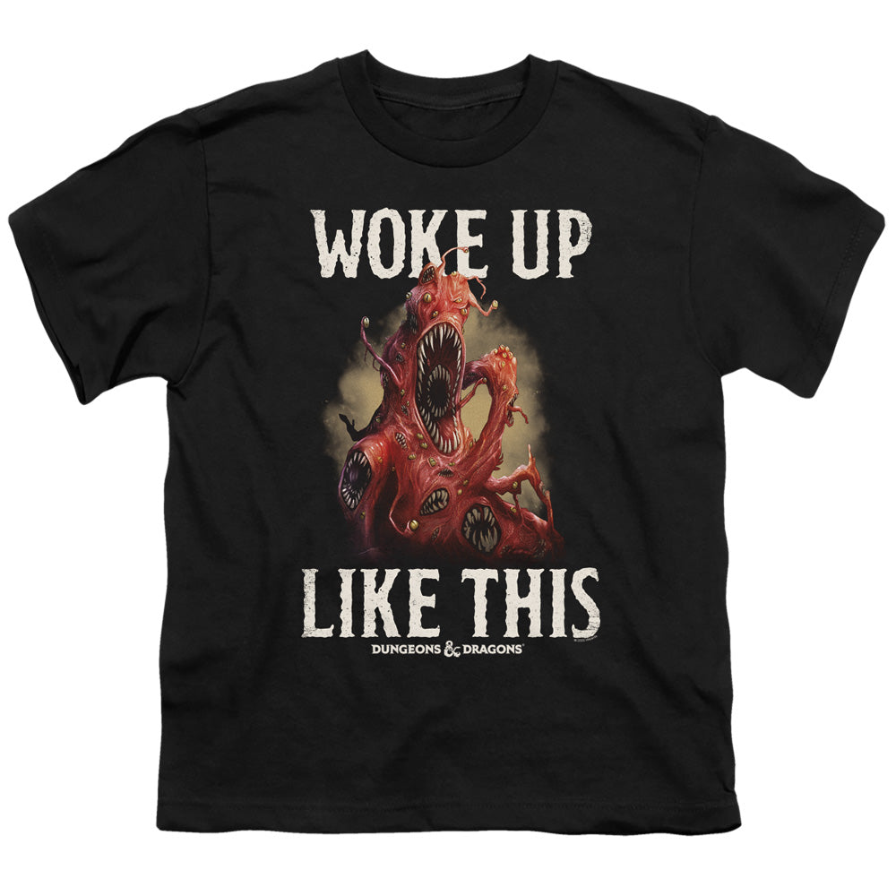 DUNGEONS AND DRAGONS/WOKE LIKE THIS - S/S YOUTH 18/1 - BLACK