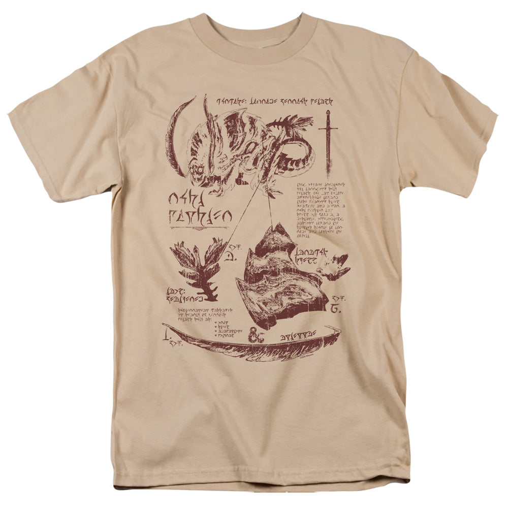 DUNGEONS AND DRAGONS/RUSH MONSTER ANATOMY CHART - S/S ADULT 18/1 - SAND