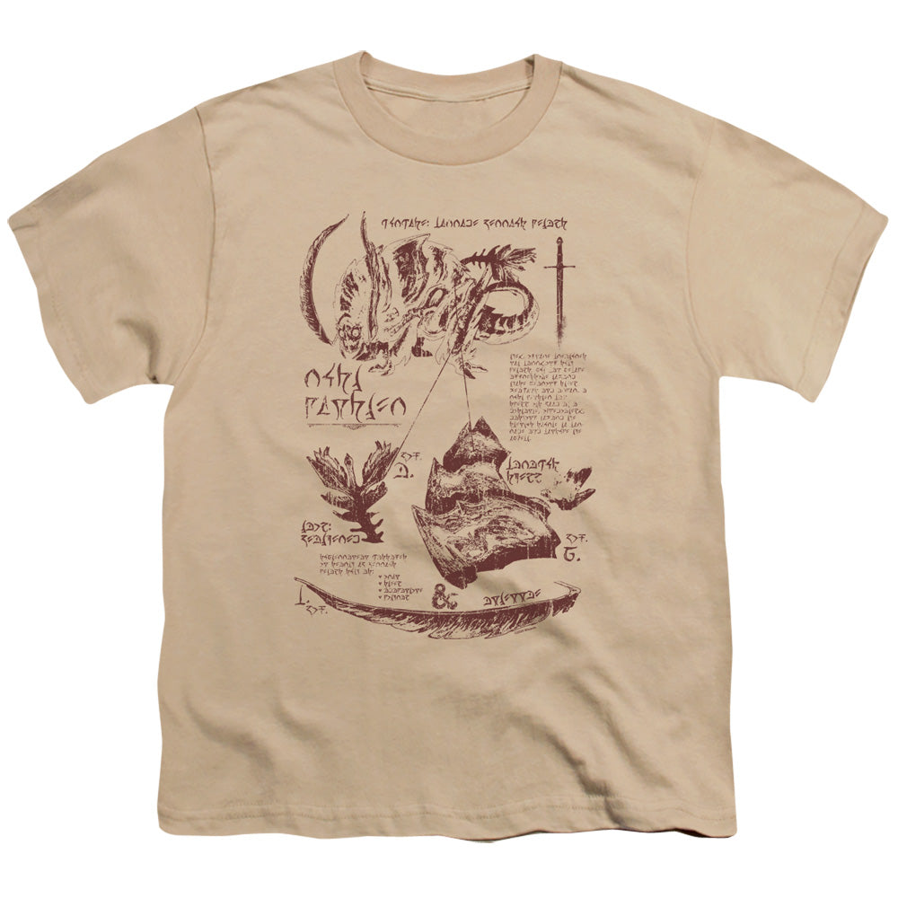 DUNGEONS AND DRAGONS/RUSH MONSTER ANATOMY CHART - S/S YOUTH 18/1 - SAND