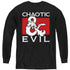 DUNGEONS AND DRAGONS/CHAOTIC EVIL - YOUTH LONG SLEEVE TEE - BLACK