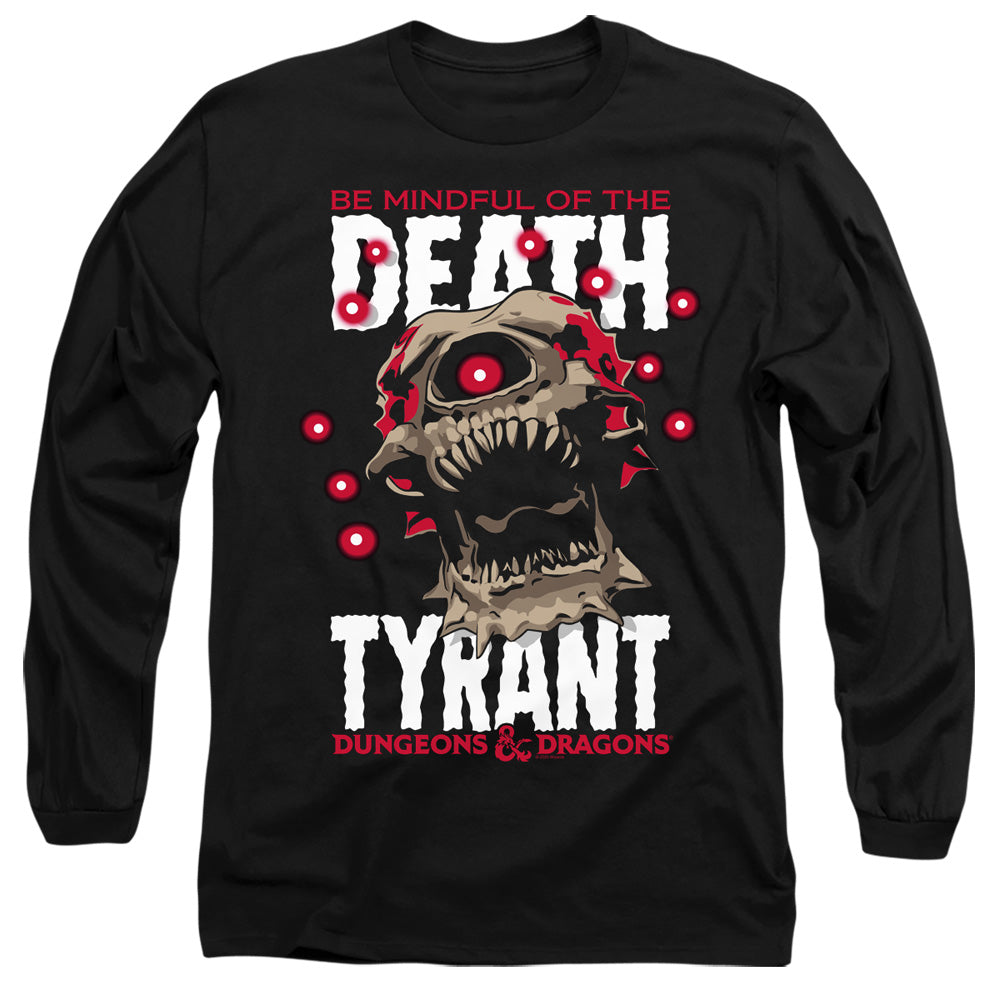 DUNGEONS AND DRAGONS/DEATH TYRANT - L/S ADULT 18/1 - BLACK