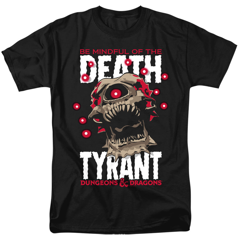 DUNGEONS AND DRAGONS/DEATH TYRANT - S/S ADULT 18/1 - BLACK