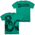 DUNGEONS AND DRAGONS/GIANT AMPERSAND - ADULT HEATHER - KELLY GREEN
