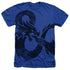 DUNGEONS AND DRAGONS/GIANT AMPERSAND - ADULT HEATHER - ROYAL BLUE