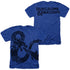 DUNGEONS AND DRAGONS/GIANT AMPERSAND - ADULT HEATHER - ROYAL BLUE