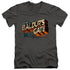 DUNGEONS AND DRAGONS/BALDURS GATE - S/S ADULT V-NECK 30/1 - CHARCOAL