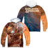 DUNGEONS AND DRAGONS/PLAYERS HANDBOOK COVER (FRONT/BACK PRINT) - ADULT POLY PULLOVER HOODIE - MULTI