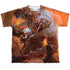 DUNGEONS AND DRAGONS/PLAYERS HANDBOOK COVER (FRONT/BACK PRINT) - S/S YOUTH POLY CREW - MULTI