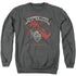 DUNGEONS AND DRAGONS/HOW I ROLL D AND D - ADULT CREWNECK SWEATSHIRT - CHARCOAL