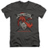 DUNGEONS AND DRAGONS/HOW I ROLL D AND D - S/S ADULT V-NECK 30/1 - CHARCOAL