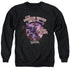 DUNGEONS AND DRAGONS/DUNGEON MASTER SMILES - ADULT CREWNECK SWEATSHIRT - BLACK