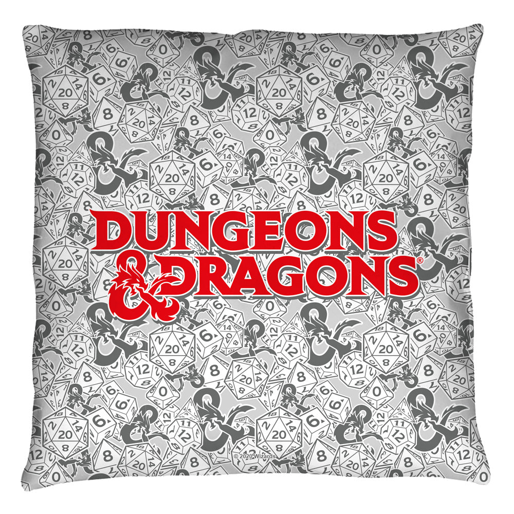 DUNGEONS AND DRAGONS/CAST YOUR LOT - THROW PILLOW