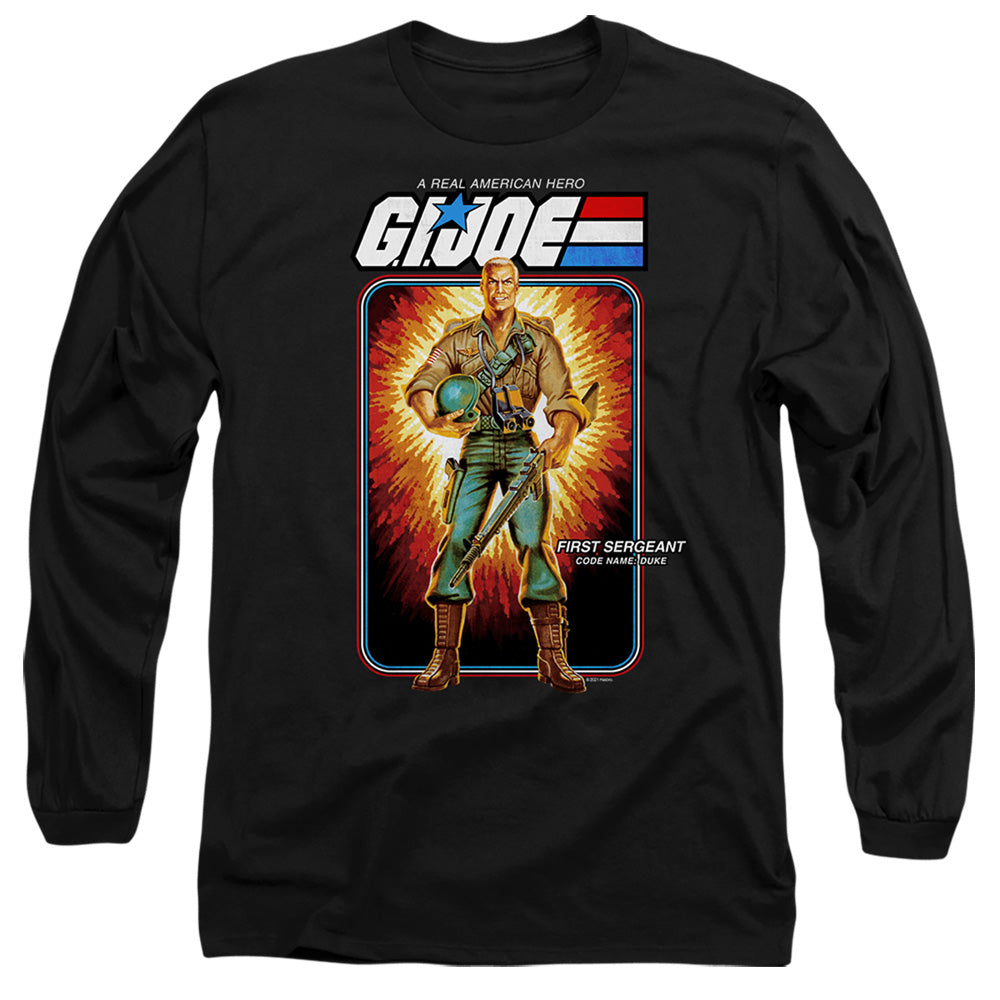 G.I. JOE/DUKE CARD - L/S ADULT 18/1 - BLACK