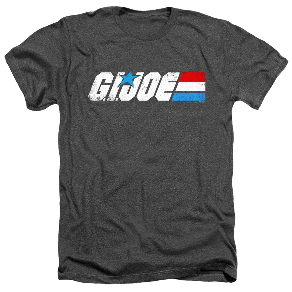 G.I. JOE/DISTRESSED LOGO - ADULT HEATHER - BLACK