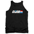 G.I. JOE/DISTRESSED LOGO - ADULT TANK - BLACK