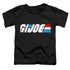 G.I. JOE/DISTRESSED LOGO - S/S TODDLER TEE - BLACK