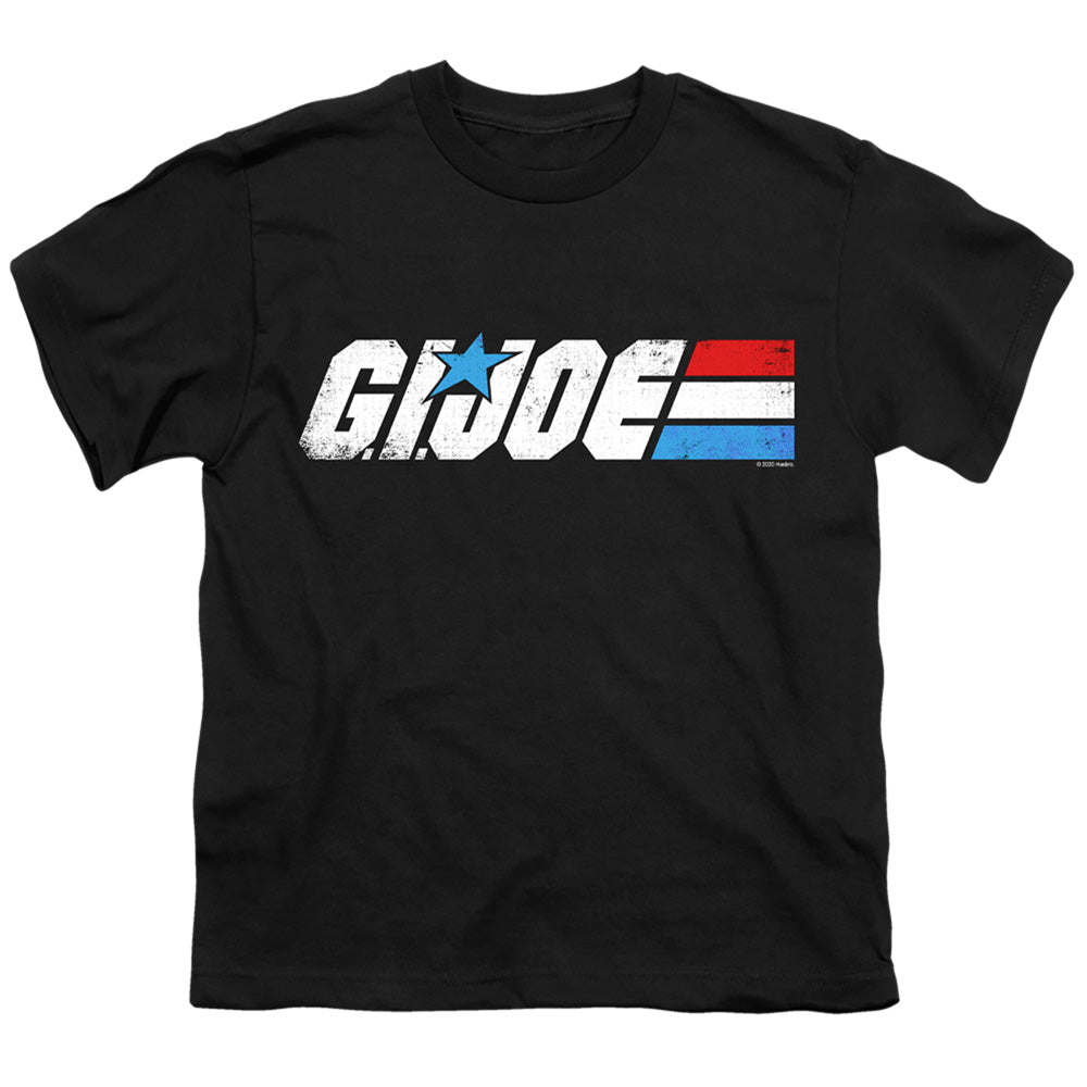 G.I. JOE/DISTRESSED LOGO - S/S YOUTH 18/1 - BLACK