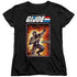 G.I. JOE/SNAKE EYES CARD - S/S WOMENS TEE - BLACK