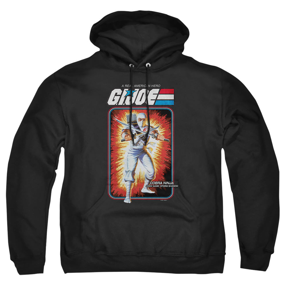 G.I. JOE/STORM SHADOW CARD - ADULT PULLOVER HOODIE - BLACK