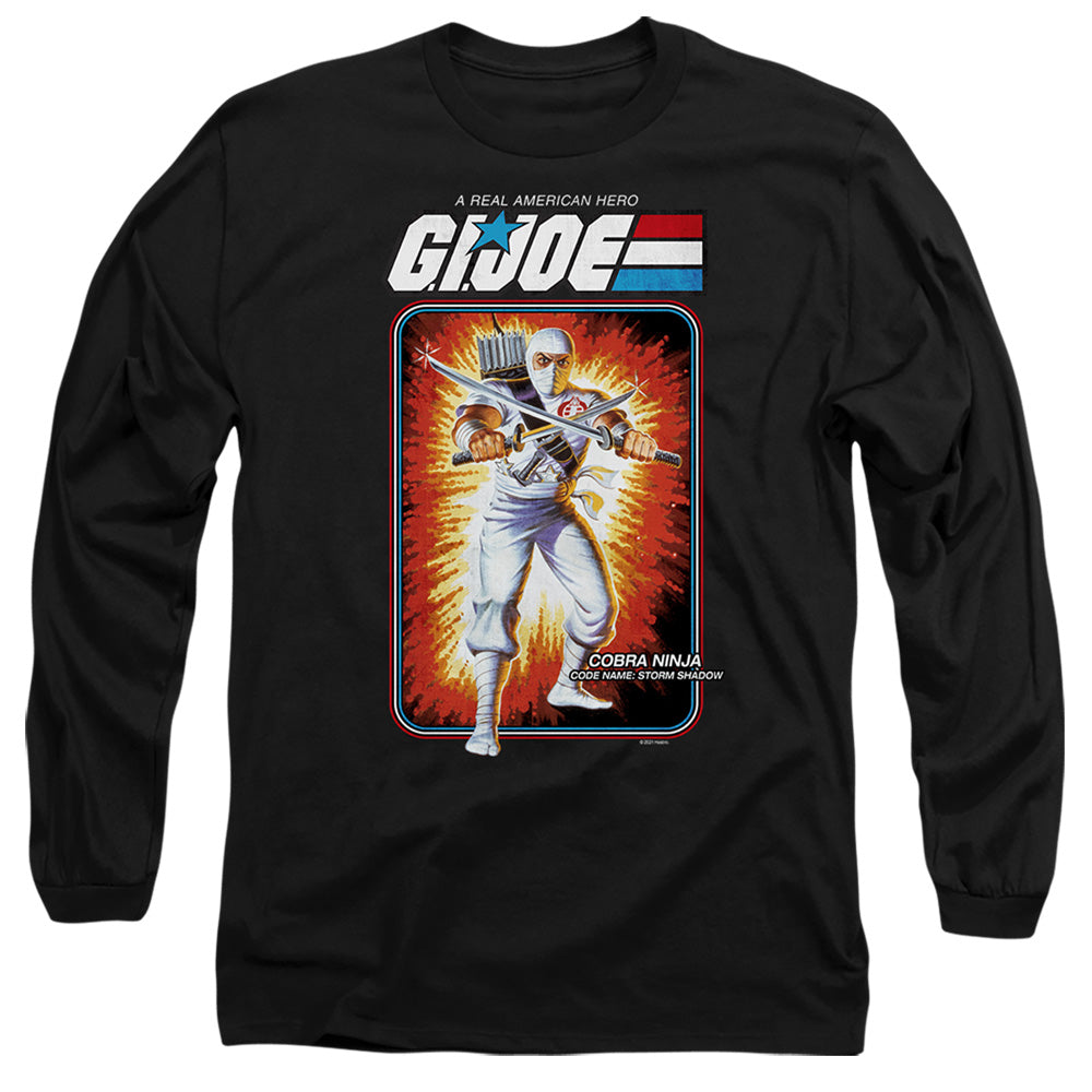 G.I. JOE/STORM SHADOW CARD - L/S ADULT 18/1 - BLACK