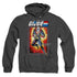 G.I. JOE/DESTRO CARD - ADULT HEATHER HOODIE - BLACK