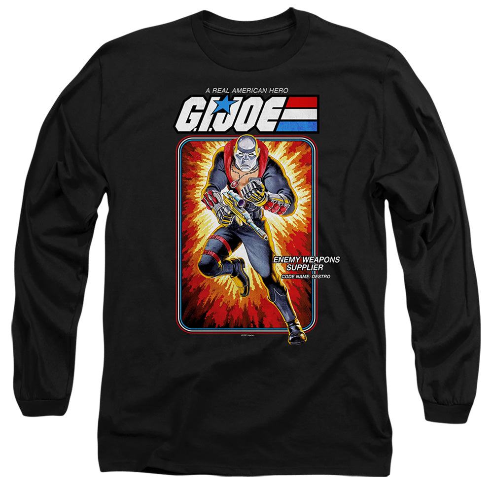 G.I. JOE/DESTRO CARD - L/S ADULT 18/1 - BLACK