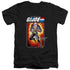 G.I. JOE/DESTRO CARD - S/S ADULT V-NECK 30/1 - BLACK