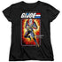 G.I. JOE/DESTRO CARD - S/S WOMENS TEE - BLACK