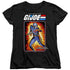 G.I. JOE/COBRA COMMANDER CARD - S/S WOMENS TEE - BLACK