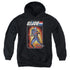G.I. JOE/COBRA COMMANDER CARD - YOUTH PULLOVER HOODIE - BLACK