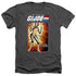 G.I. JOE/SCARLETT CARD - ADULT HEATHER - BLACK