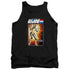 G.I. JOE/SCARLETT CARD - ADULT TANK - BLACK