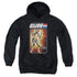 G.I. JOE/SCARLETT CARD - YOUTH PULLOVER HOODIE - BLACK