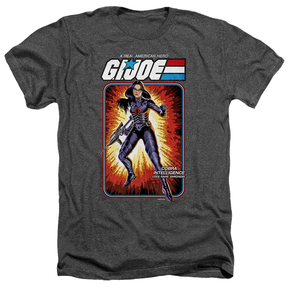 G.I. JOE/BARONESS CARD - ADULT HEATHER - BLACK