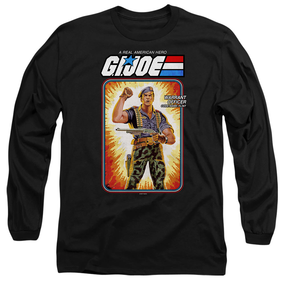 G.I. JOE/FLINT CARD - L/S ADULT 18/1 - BLACK