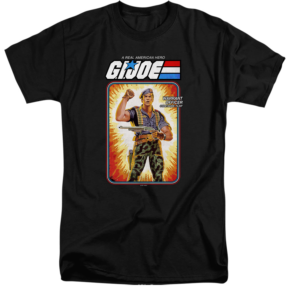 G.I. JOE/FLINT CARD - S/S ADULT TALL 18/1 - BLACK