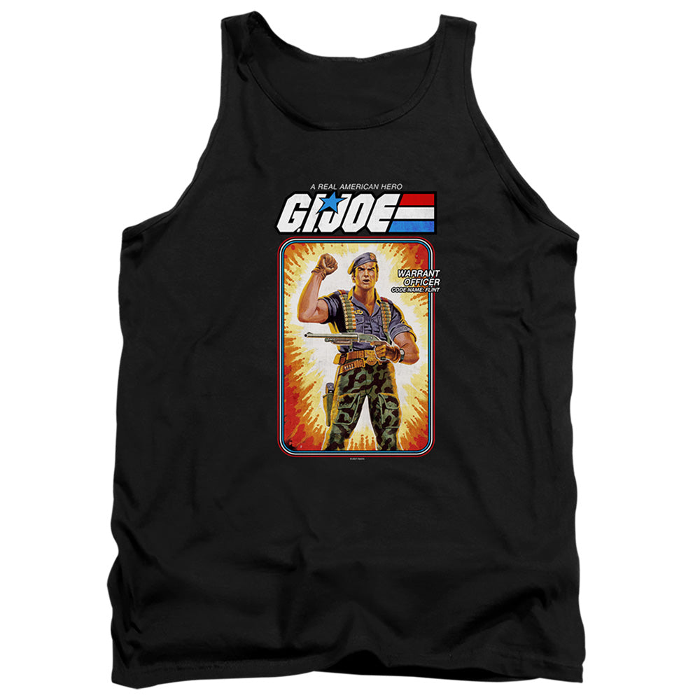 G.I. JOE/FLINT CARD - ADULT TANK - BLACK