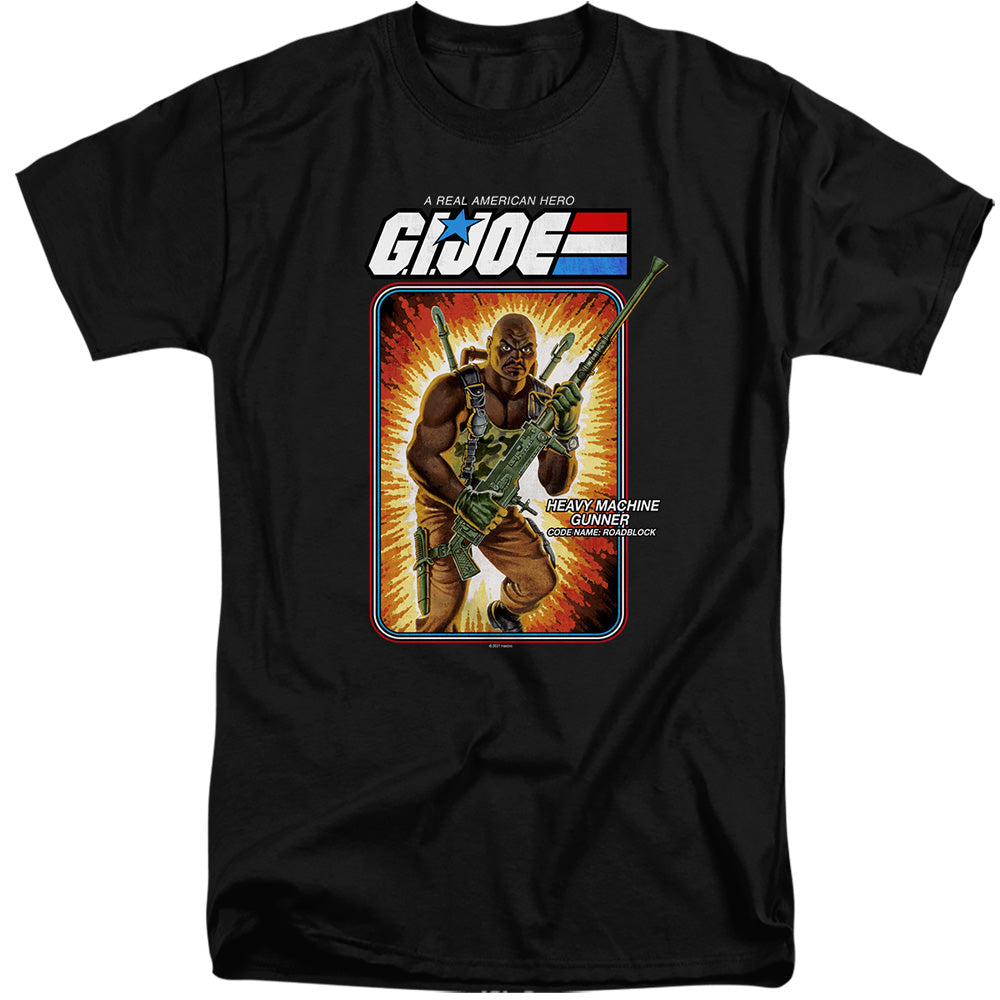 G.I. JOE/ROADBLOCK CARD - S/S ADULT TALL 18/1 - BLACK