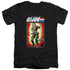 G.I. JOE/LADY JAYE CARD - S/S ADULT V-NECK 30/1 - BLACK