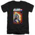 G.I. JOE/SHIPWRECK CARD - S/S ADULT V-NECK 30/1 - BLACK