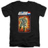 G.I. JOE/STALKER CARD - S/S ADULT V-NECK 30/1 - BLACK