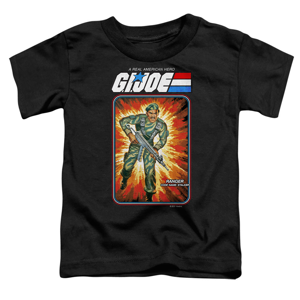 G.I. JOE/STALKER CARD - S/S TODDLER TEE - BLACK
