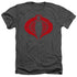 G.I. JOE/COBRA LOGO - ADULT HEATHER - BLACK