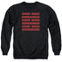G.I. JOE/SNAKE EYES SYMBOL - ADULT CREWNECK SWEATSHIRT - BLACK