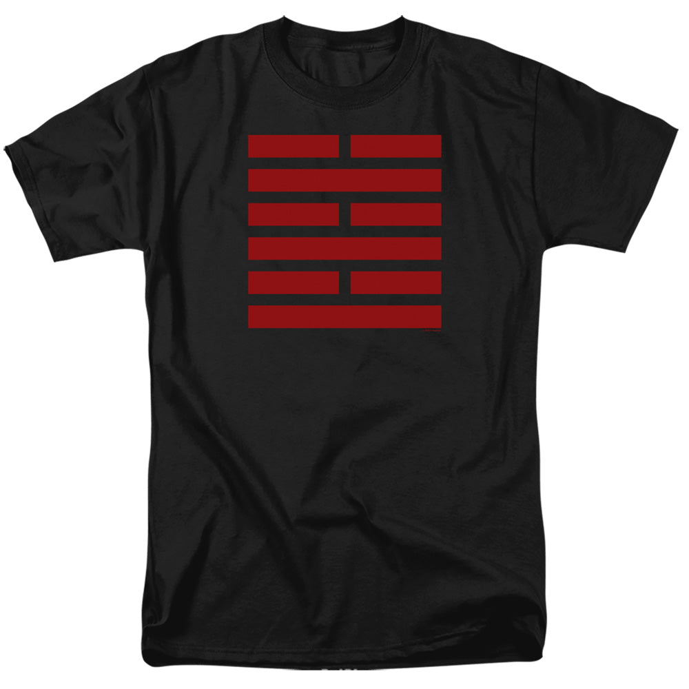G.I. JOE/SNAKE EYES SYMBOL - S/S ADULT 18/1 - BLACK