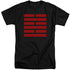 G.I. JOE/SNAKE EYES SYMBOL - S/S ADULT TALL 18/1 - BLACK